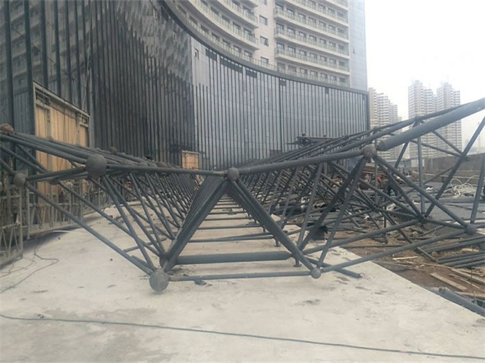 凌海万豪酒店雨棚网架